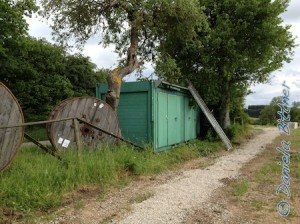 Hier steht er vorübergehend...