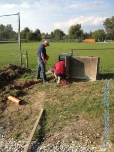 Der Wasseranschluss passt, dank Josef Wecker