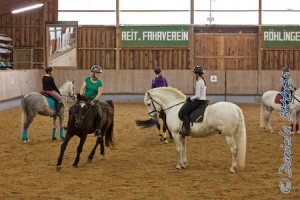 Vollen um den Partner reiten...